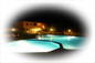 Residence Mirice - La piscina di notte