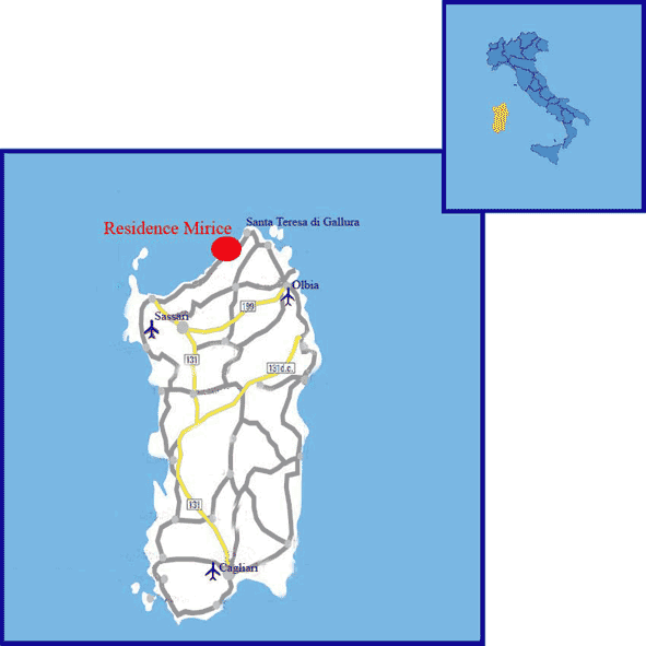 Villaggio in Sardegna, appartamenti in affittovicino al mare