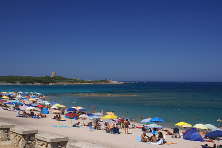 La spiaggia vicino al mare del Residence Mirice